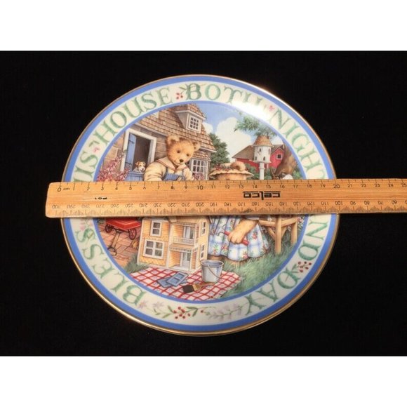 Royal Doulton China Plate, “Bless This House”, Limited Edition, Franklin Mint PD - Picture 4 of 7